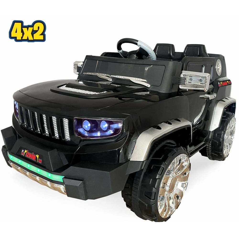 İZNİK KUMANDALI AKÜLÜ ARABA 4X2 12V SİYAH