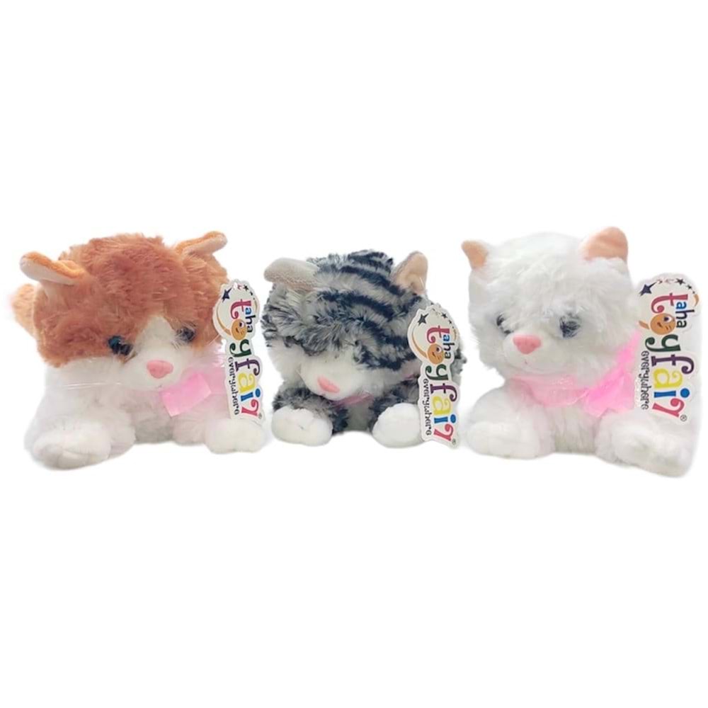 TAHA BEYAZ KEDİ DİK DURAN 50 CM