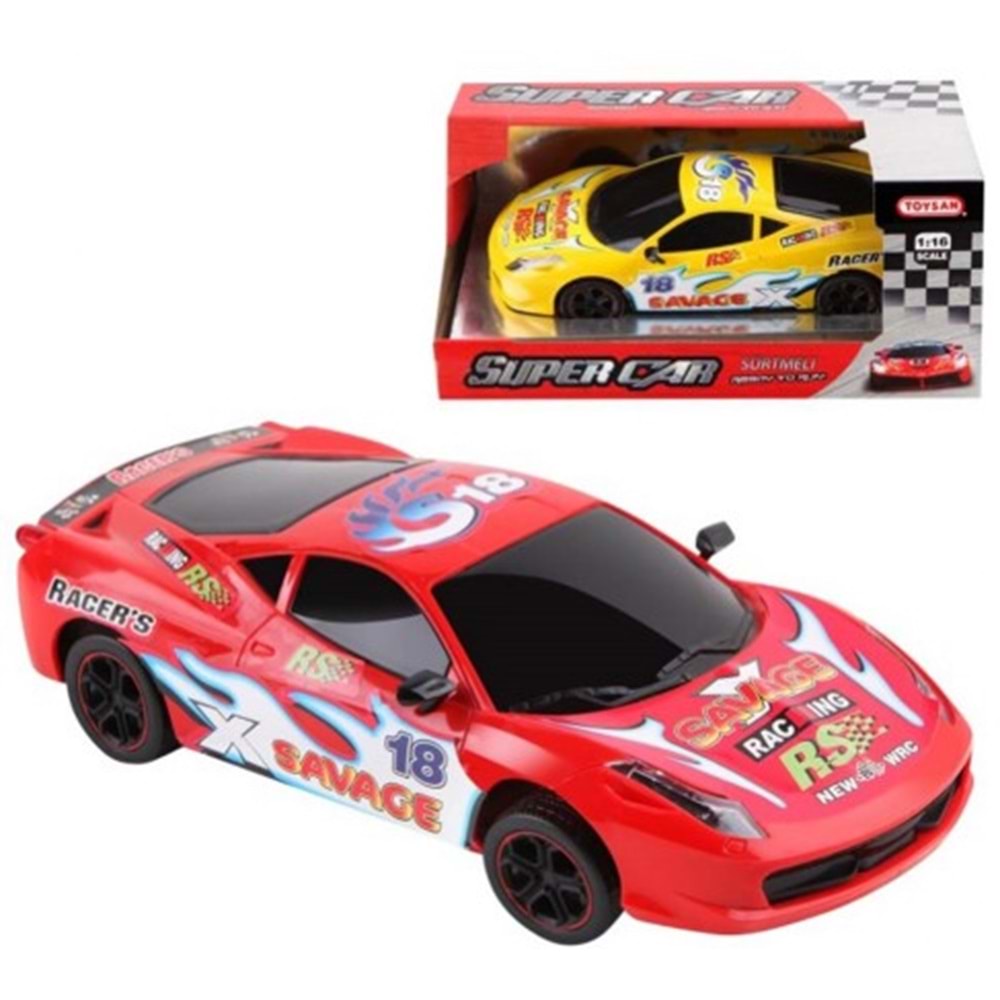 TOYSAN 1:16 SÜRTMELİ RACİNG SUPER CAR