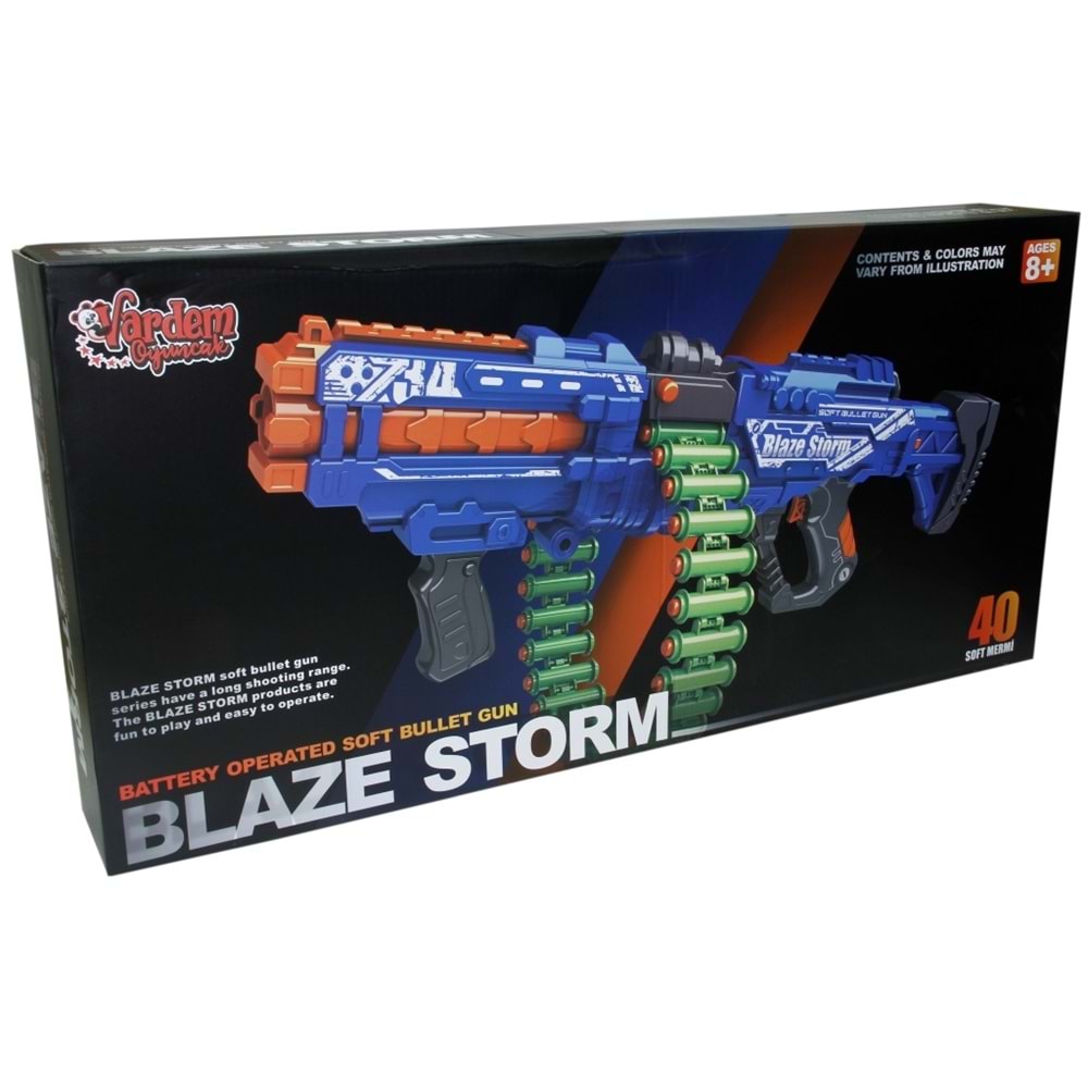 VARDEM SARJLI YUMUSAK MERMILI PILLI TUFEK (40 Mermi)