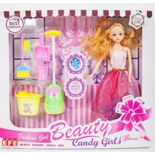 EFE TOYS TEMİZLİK SETİ CANDY GİRL BEBEK