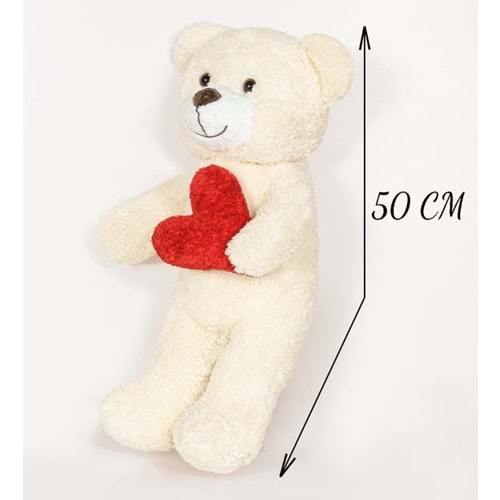 BİGZOO 50 CM KALPLİ AYICIK