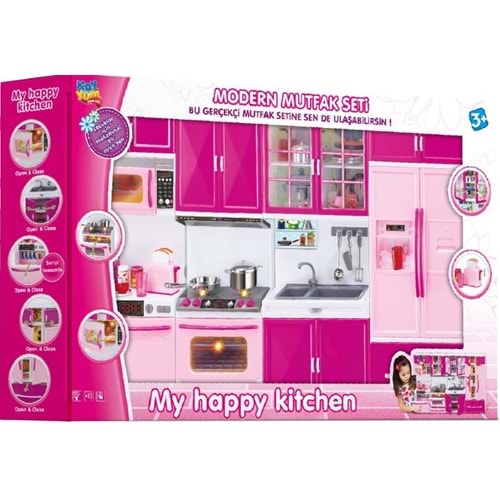 KAYYUM TOYS MY HAPPY KİTCHEN MUTFAK SETİ