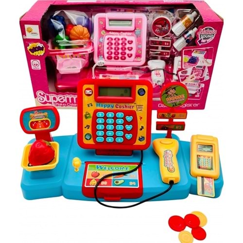 DUMAN TOYS PİLLİ DİJİTAL EKRANLI YAZAR KASA