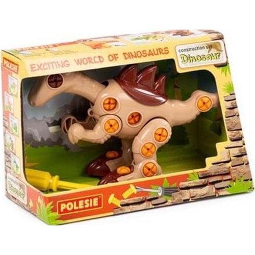 Polesie Yapı Setidinozor Velosiraptor 36 Element Kutuda