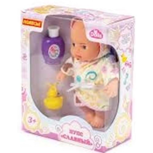 Polesie Sevimli oyuncak bebek 24sm banyo seti 2 parça (kutuda)