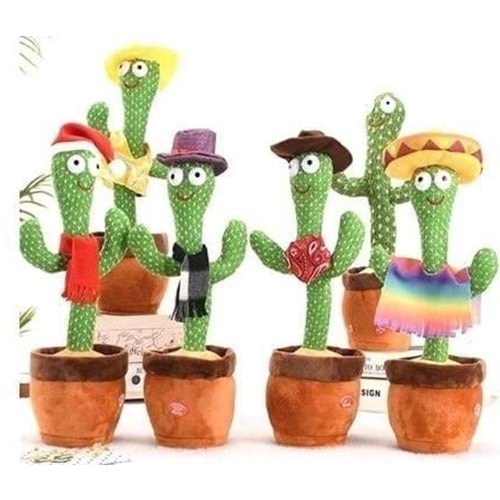 BİRLİK DANS EDEN KAKTÜS USB ŞARJLI