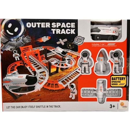 DUMAN TOYS PİLLİ ASTRONOTLU RAYDA GİDEN UZAY MEKİĞİ
