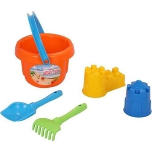 Polesie Büyük Kale Kova Elek Kürek Tırmık 3 Adet Pasta Kalıbı