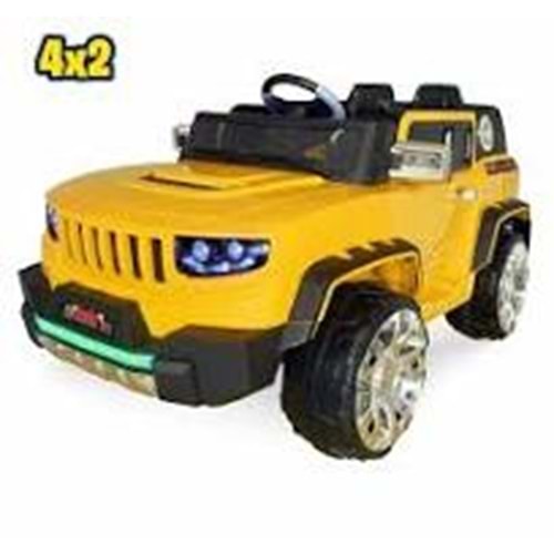İZNİK KUMANDALI AKÜLÜ ARABA 4X2 12V SARI
