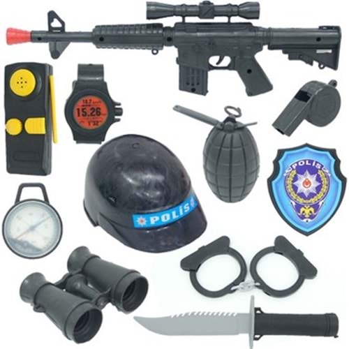 ÖZDEMİR TOYS 121 ORTA POLİS SETİ