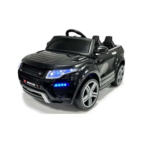 RAPTOR KUMANDALI AKÜLÜ ARABA SİYAH 12V