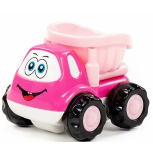 Polesie Patrik Sürtmeli Damperli Kamyon Pembe