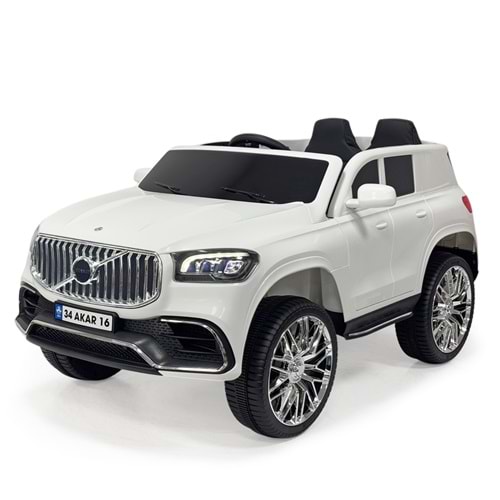 VOYAGE KUMANDALI AKÜLÜ ARABA 12V BEYAZ