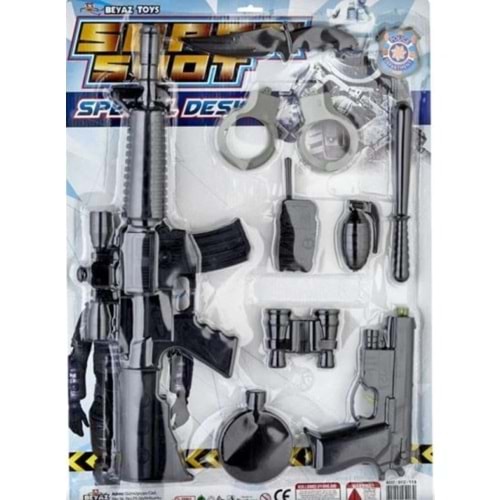 ONYIL TOYS KARTELA TÜFEK SETİ BUYUK