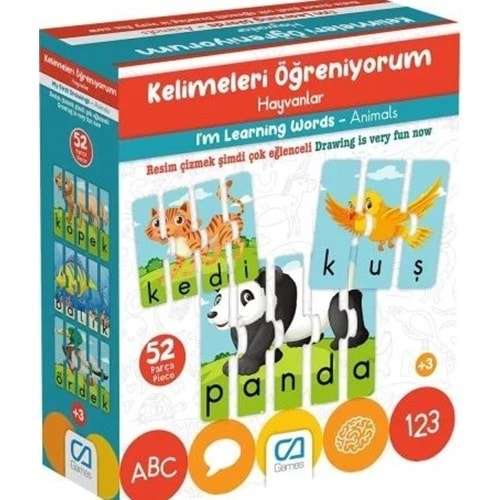 CA GAMES KELİMELERİ ÖĞRENİYORUM HAYVANLAR
