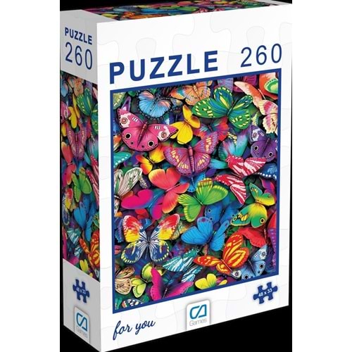 CA GAMES 260 PARÇA PUZZLE KELEBEKLER