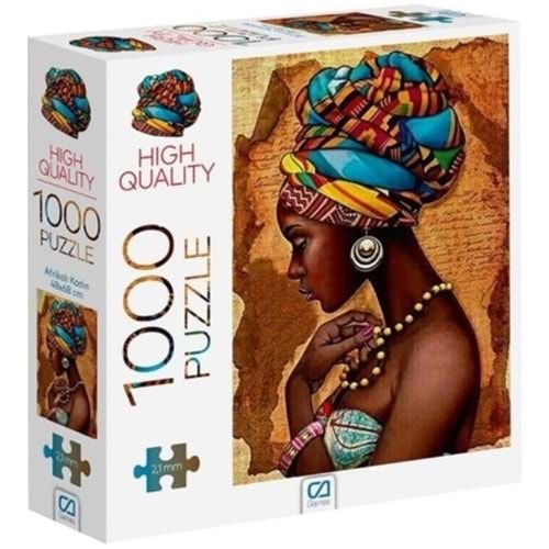 CA GAMES ÇİÇEKLİ KIZ PUZZLE 1000