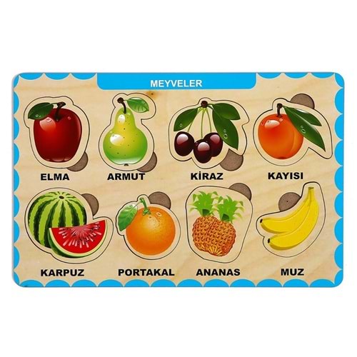 CA GAMES AHŞAP MEYVELER EĞİTİCİ SET