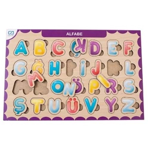 CA GAMES AHŞAP ALFABE EĞİTİCİ SET