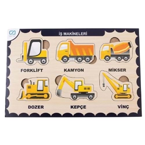 CA GAMES AHŞAP İŞ MAKİNELERİ EĞİTİCİ SET