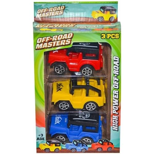 CAN-ALİ TOYS OFF-ROAD 3 LÜ JEEP