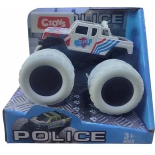 CEREN POLİS ARAZİ ARACI BÜYÜK TEKERLEKLİ 1:32