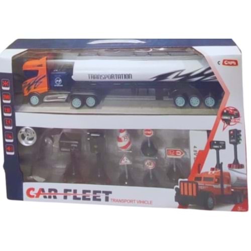 CEREN IŞIKLI VE SESLİ UZAKTAN KUMANDALI TRAFİK SETLİ TANKER 1:16