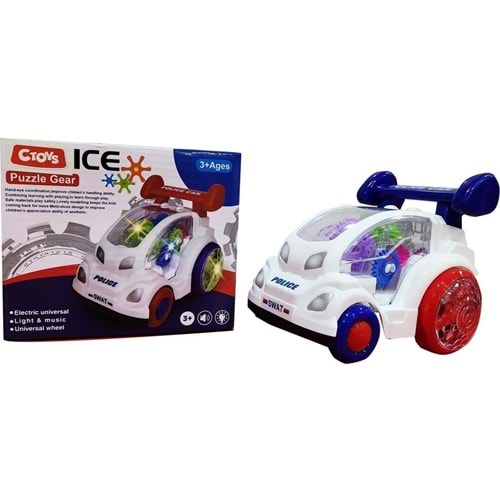 CEREN IŞIKLI VE SESLİ 360° DÖNEBİLEN POLİS ARABASI