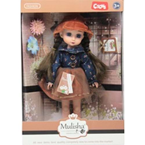 CEREN KLASİK MODA AKSESUARLI OYUNCAK BEBEK