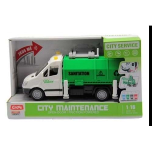 CEREN SESLİ VE PİLLİ ÇÖP KONTERNER TOPLAYICI 1:16