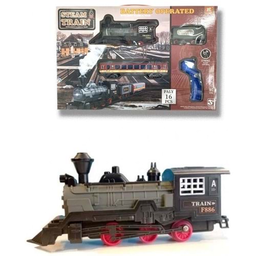 DUMAN TOYS KUTUDA PİLLİ 16 PARÇA TREN SETİ