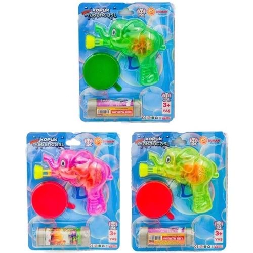 DUMAN TOYS VAKUMLU IŞIKLI KÖPÜK TABANCA