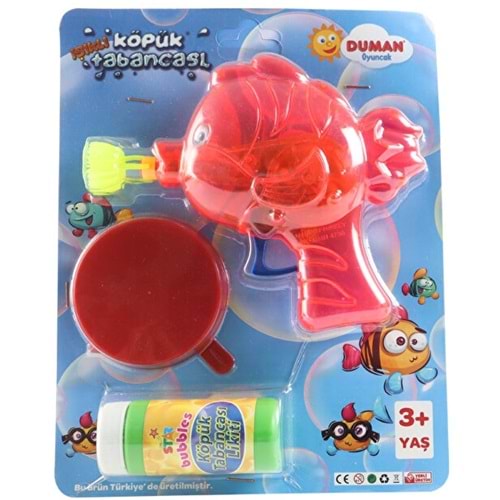 DUMAN TOYS VAKUMLU IŞIKLI BALIK KÖPÜK TABANCASI