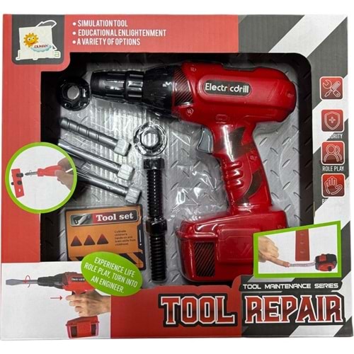 DUMAN TOYS KUTUDA PİLLİ MATKAP SETİ