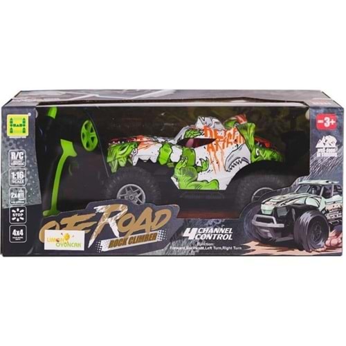 DUMAN UZAKTAN KUMANDALI ŞARJLI RENKLİ OFF ROAD