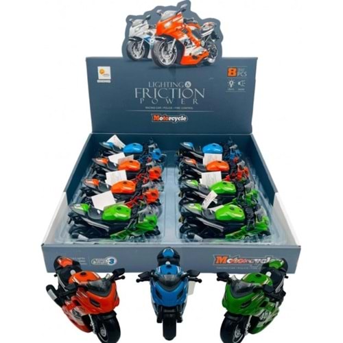 DUMAN TOYS SÜRTMELİ IŞIKLI SESLİ MOTORSİKLET