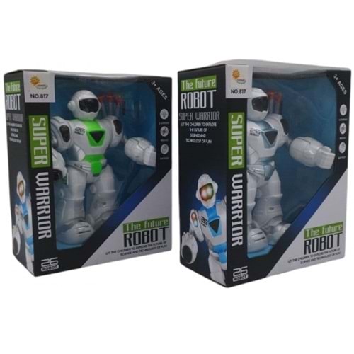 DUMAN KUTUDA IŞIKLI MÜZİKLİ OK ATAN ROBOT