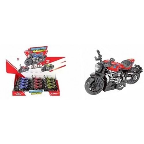 DUMAN TOYS KUTUDA 12 Lİ SÜRTMELİ MOTORSİKLET