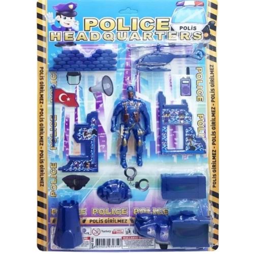 KETTE TOYS KARTELA POLİS SETI