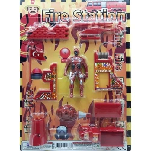 KETTE TOYS KARTELADA İTFAİYE SETİ