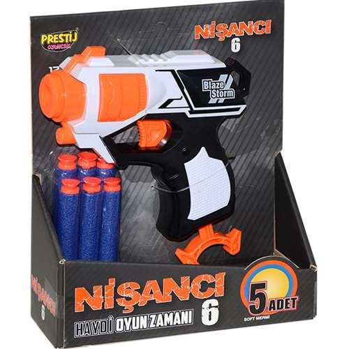 PRESTİJ TOYS NİŞANCI-6 DART FIRLATICI