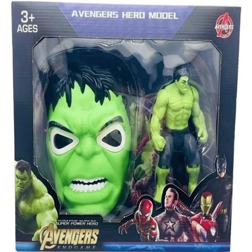 PRESTİJ KUTULU MASKE-HULK KAREKTER SET