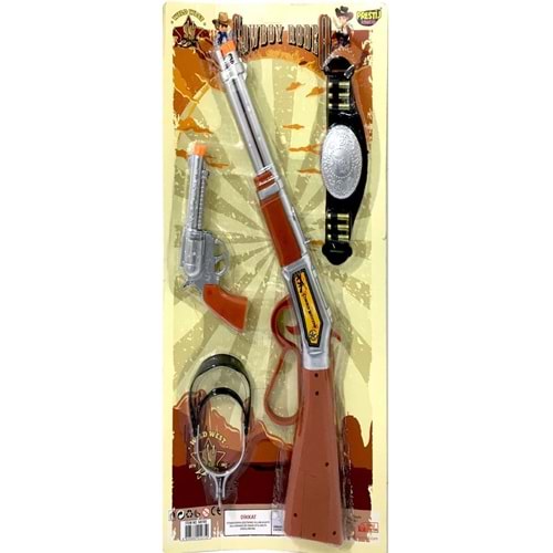PRESTİJ TOYS TÜFEKLİ KEMERLİ KOWBOY SETİ