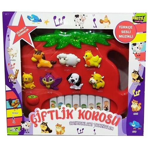 PRESTİJ TOYS KUTULU HAYVANLI PİLLİ DOMATES