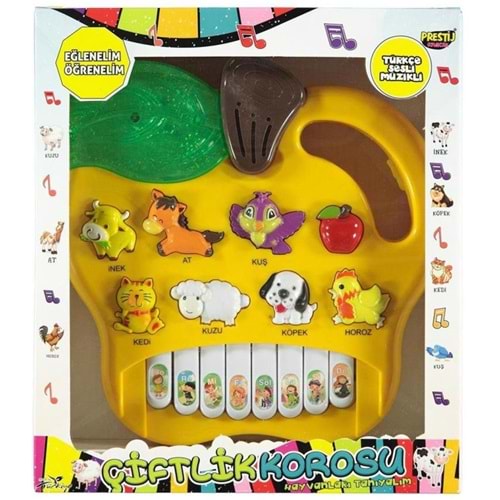 PRESTİJ TOYS KUTULU HAYVANLI PİLLİ ELMALI
