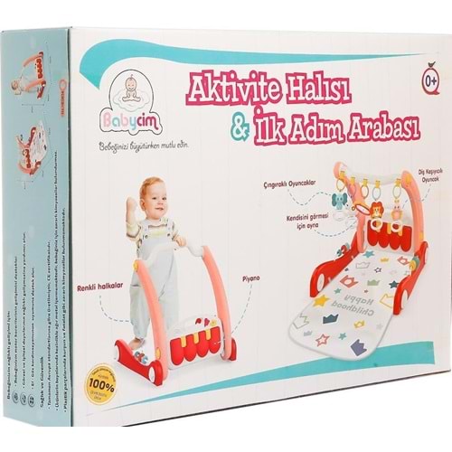 BİRLİK AKTİVİTE HALISI İLK ADIM ARABASI PEMBE