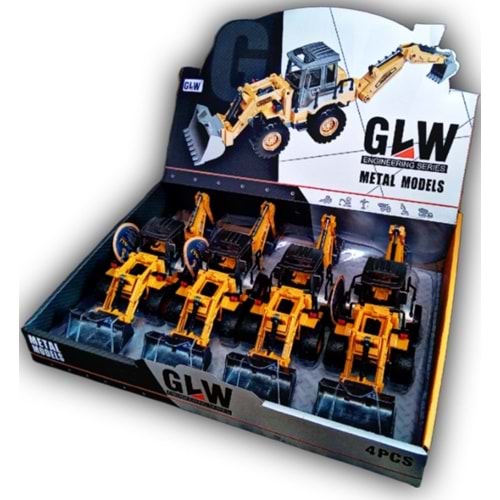 CAN-ALİ TOYS SÜRTMELİ METAL BAŞLIKLI İŞ MAKİNASI