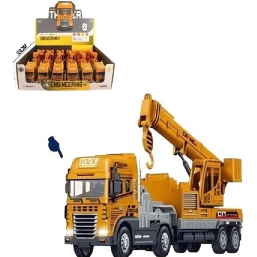 CAN-ALİ TOYS METAL SURTMELI ISIKLI SESLI TIR