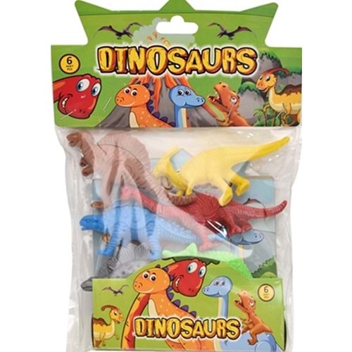 KETTE TOYS PVC 6 LI DİNAZOR SETİ